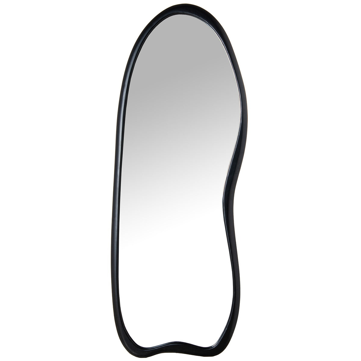 Wiggle Wiggle Black Mirror decorative wall mirror - main product view | KULORI
