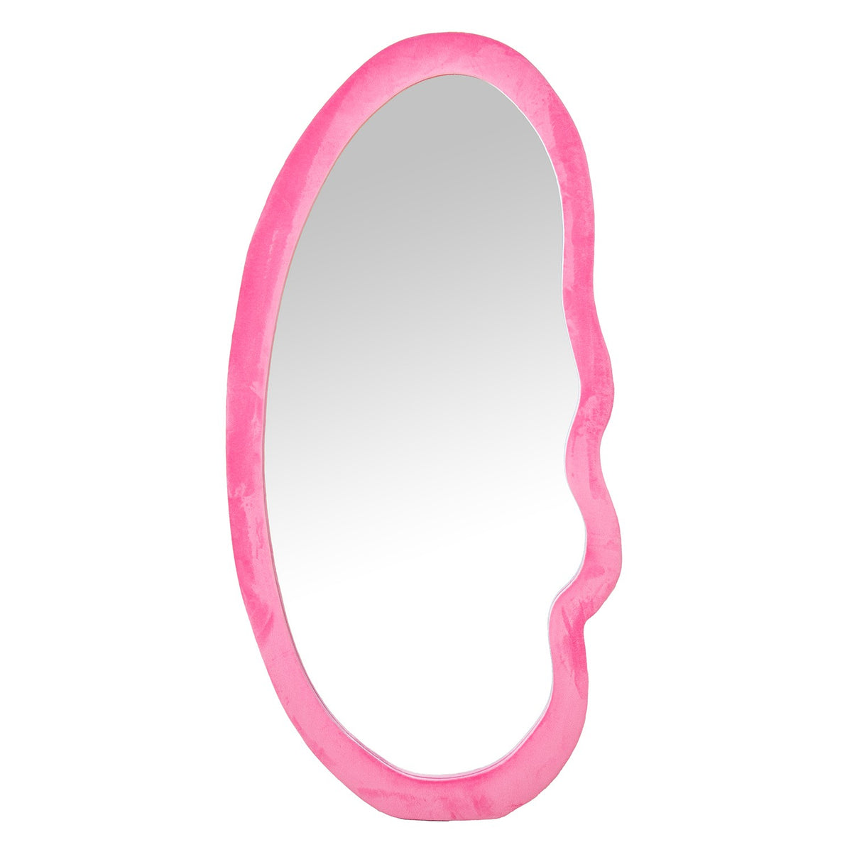 Curvy Chaos Velvet Mirror decorative wall mirror - main product view | KULORI