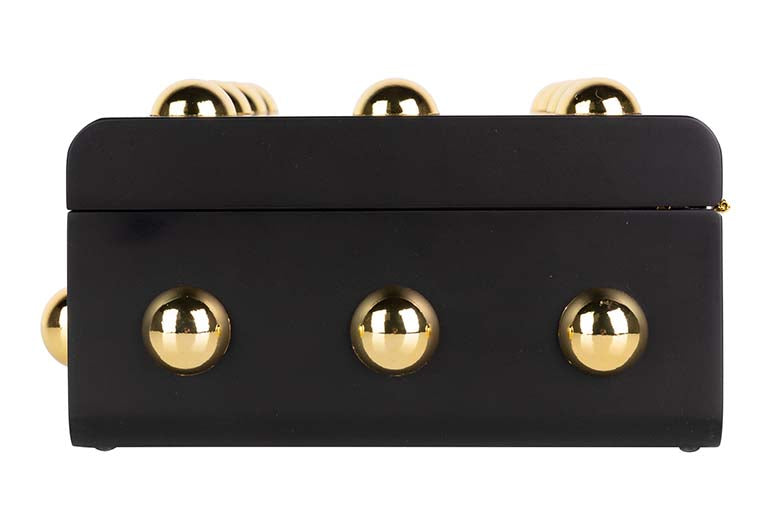 Noir Luxe Stud Lacquer Decor Boxes decorative decanter - additional product view 10 | KULORI