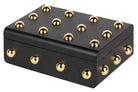 Noir Luxe Stud Lacquer Decor Boxes decorative decanter - additional product view 9 | KULORI
