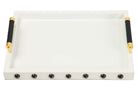 Frost Luxe Stud Lacquer Decor Tray decorative decanter - alternate product angle | KULORI