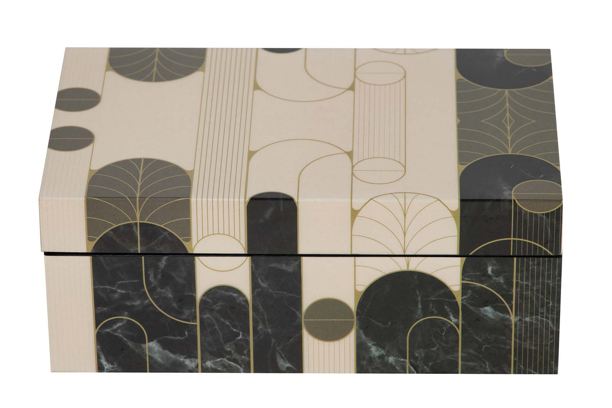 Marble Muse Lacquer Decor Boxes decorative decanter - alternate product angle | KULORI