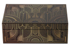 Golden Opulence Lacquer Decor Boxes decorative decanter - alternate product angle | KULORI