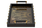 Golden Opulence Lacquer Decor Tray decorative decanter - product gallery view | KULORI