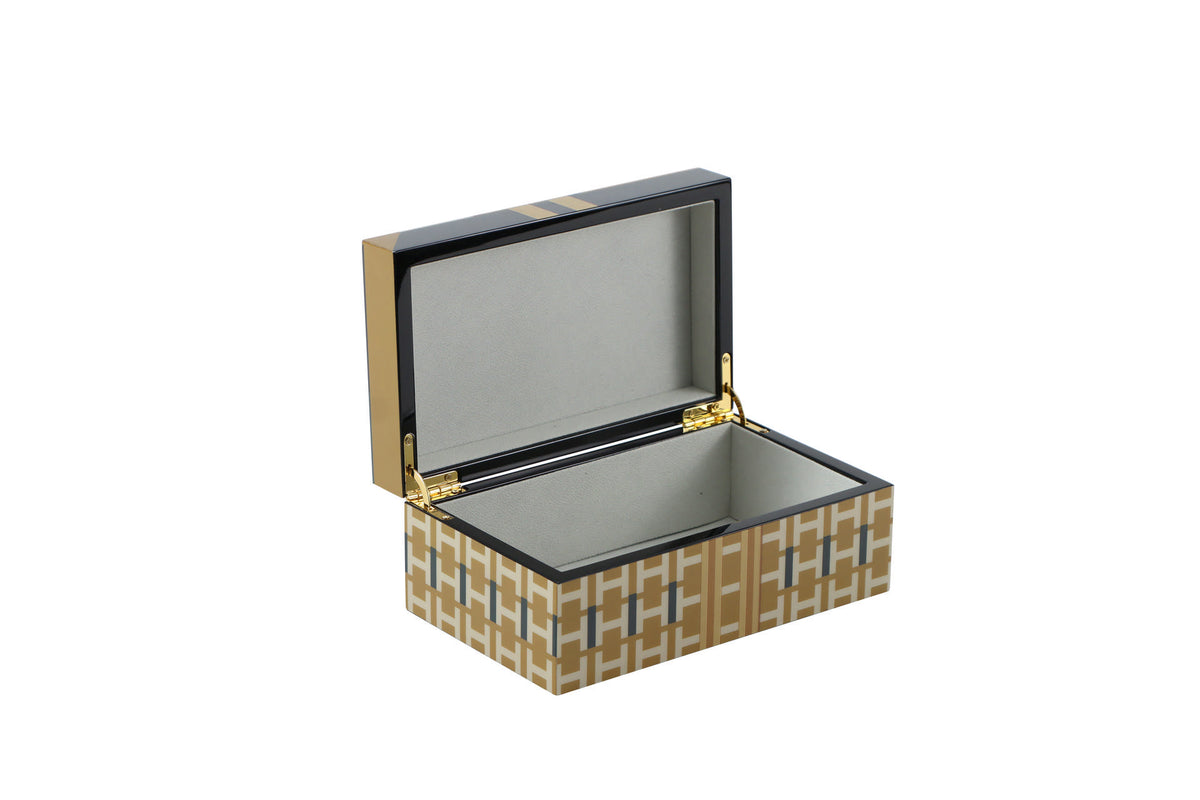 Abstract Fusion Lacquer Decor Boxes decorative decanter - additional product view | KULORI