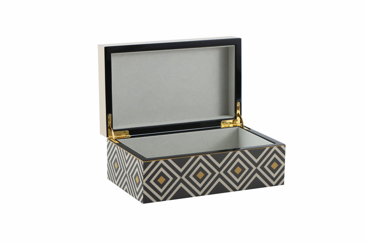 Geometric Balance Lacquer Decor Boxes decorative decanter - additional product view 7 | KULORI