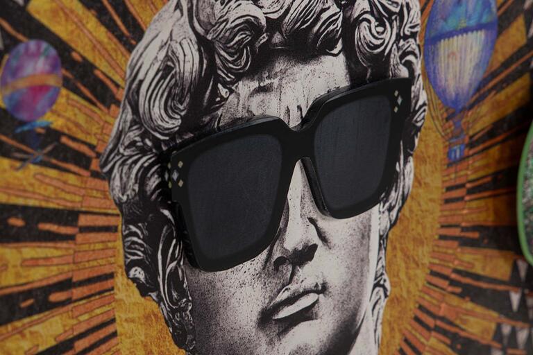 David Exploring Around the World Canvas - additional product view | KULORI