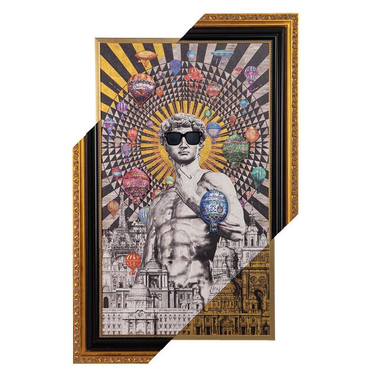David Exploring Around the World Canvas - main product view | KULORI