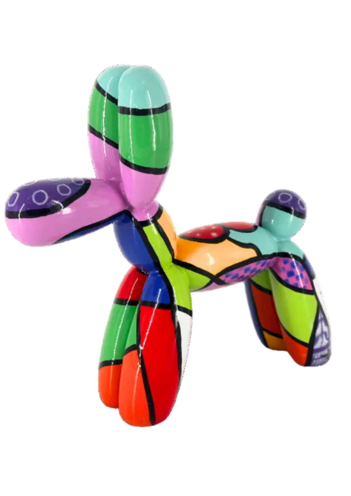 Arti Balloon Dog sculpture in Pop Colours finish - main product view | KULORI