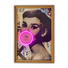 Audrey Bubble V.2 LED wall art in Originals LED Wall Art finish - framed product view | KULORI