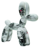 Blossom Balloon Dog sculpture in Nature finish - alternate product angle | KULORI