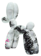 Blossom Balloon Dog sculpture in Nature finish - alternate product view | KULORI