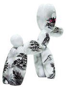 Blossom Balloon Dog sculpture in Nature finish - additional product view | KULORI