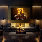 Burden Of Existence V.1. LED wall art in Originals LED Wall Art finish - alternate product view | KULORI
