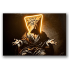 Burden Of Existence V.1. LED wall art in Originals LED Wall Art finish - main product view | KULORI