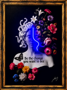 Medusa Flowers LED wall art in Originals LED Wall Art finish - additional product view 7 | KULORI