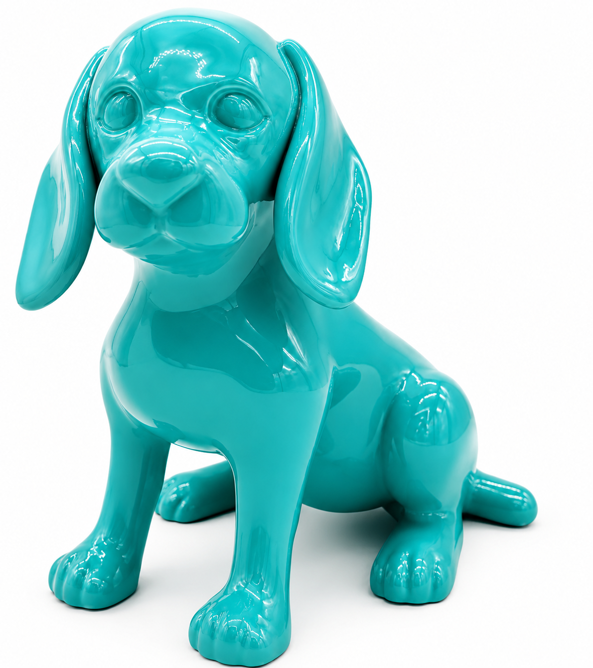 Unicolour Dachshund sculpture - main product view | KULORI
