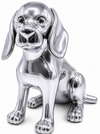 Chrome Dachshund sculpture - additional product view 6 | KULORI