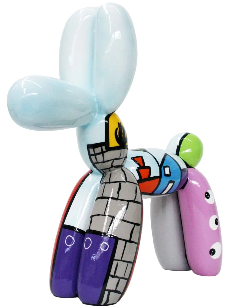 City Cats Balloon Dog sculpture in Pop Colours finish - main product view | KULORI