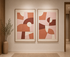 Warm Earth II Abstract Canvas - alternate product view | KULORI