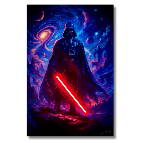 Mystic Darth Fener LED wall art in Originals LED Wall Art finish - main product view | KULORI