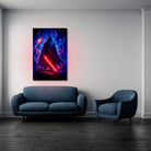 Mystic Darth Fener LED wall art in Originals LED Wall Art finish - alternate product view | KULORI