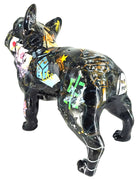 Diamond French Bulldog sculpture in Pop Art finish - alternate product view | KULORI