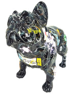 Diamond French Bulldog sculpture in Pop Art finish - product gallery view | KULORI