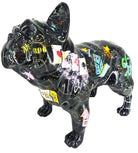 Diamond French Bulldog sculpture in Pop Art finish - main product view | KULORI