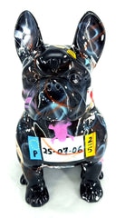 Diamond Seated Bulldog sculpture in Pop Art finish - main product view | KULORI