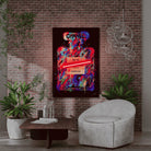 Drip N° 5 V.2 LED wall art in Originals LED Wall Art finish - alternate product view | KULORI