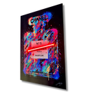 Drip N° 5 V.2 LED wall art in Originals LED Wall Art finish - side view | KULORI
