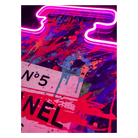 Drip N° 5 V.1 LED wall art in Originals LED Wall Art finish - additional product view | KULORI