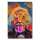 Einstein Pizza Pop LED wall art in Originals LED Wall Art finish - main product view | KULORI