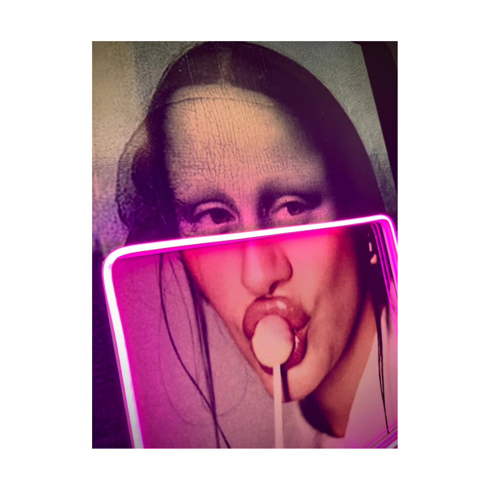 Gioconda Lollipop V.3 LED wall art in Originals LED Wall Art finish - additional product view | KULORI