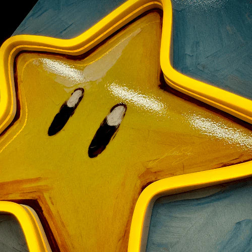 Golden Star V.1 LED wall art in Mini LED Wall Art finish - additional product view | KULORI