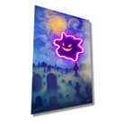 Haunted Night LED wall art in Originals LED Wall Art finish - side view | KULORI