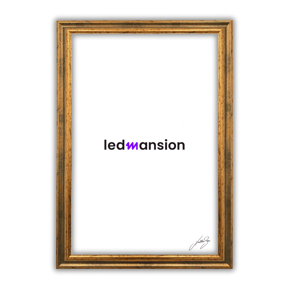 Italian Wood Old Classic Frame - framed product view | KULORI