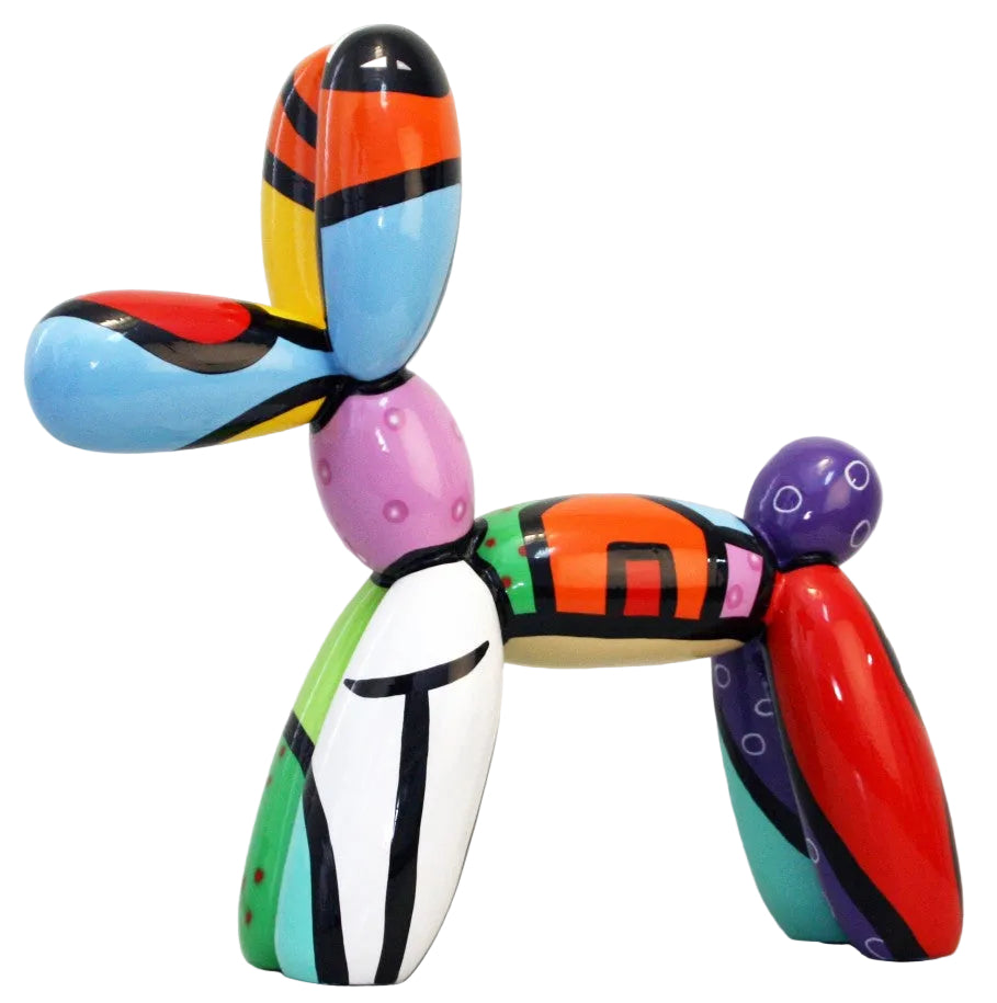 Sweety Balloon Dog sculpture in Pop Colours finish - main product view | KULORI