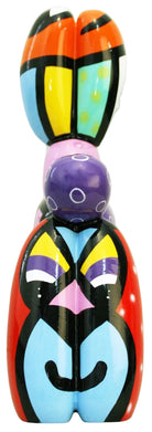 Sweety Balloon Dog sculpture in Pop Colours finish - alternate product view | KULORI