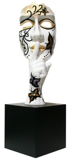 Butterfly Silence sculpture in Nature finish - main product view | KULORI