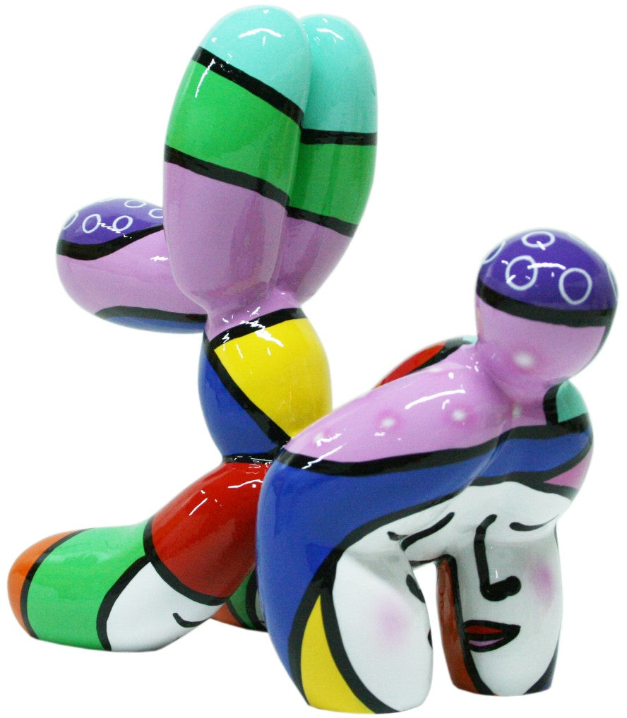 Arti Fetch Balloon Dog sculpture in Pop Colours finish - alternate product view | KULORI