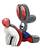 Sadida Fetch Balloon Dog sculpture in Nature finish - alternate product angle | KULORI