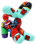 Her Freedom Fetch Balloon Dog sculpture in Pop Colours finish - main product view | KULORI