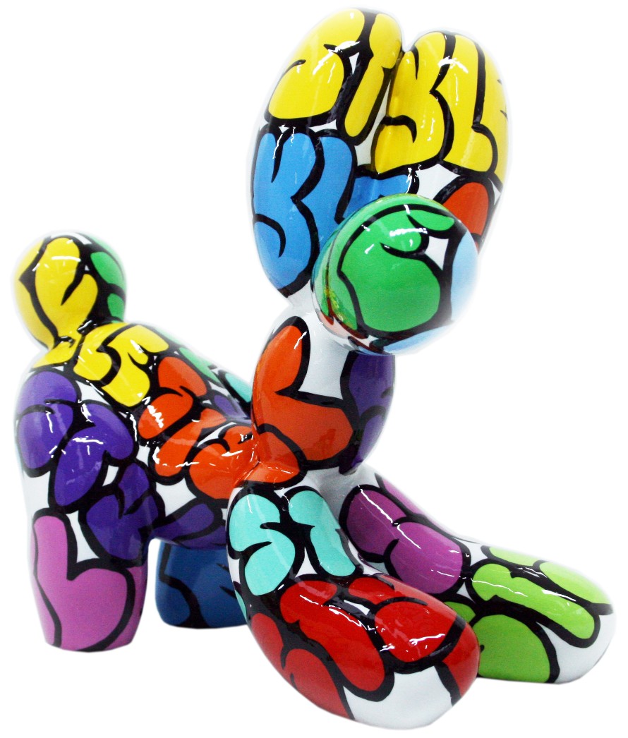 Style One Fetch Balloon Dog sculpture in Pop Colours finish - main product view | KULORI