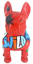 Monkey Grinch Seated Bulldog sculpture - additional product view 6 | KULORI