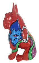Monkey Grinch Seated Bulldog sculpture - alternate product view | KULORI