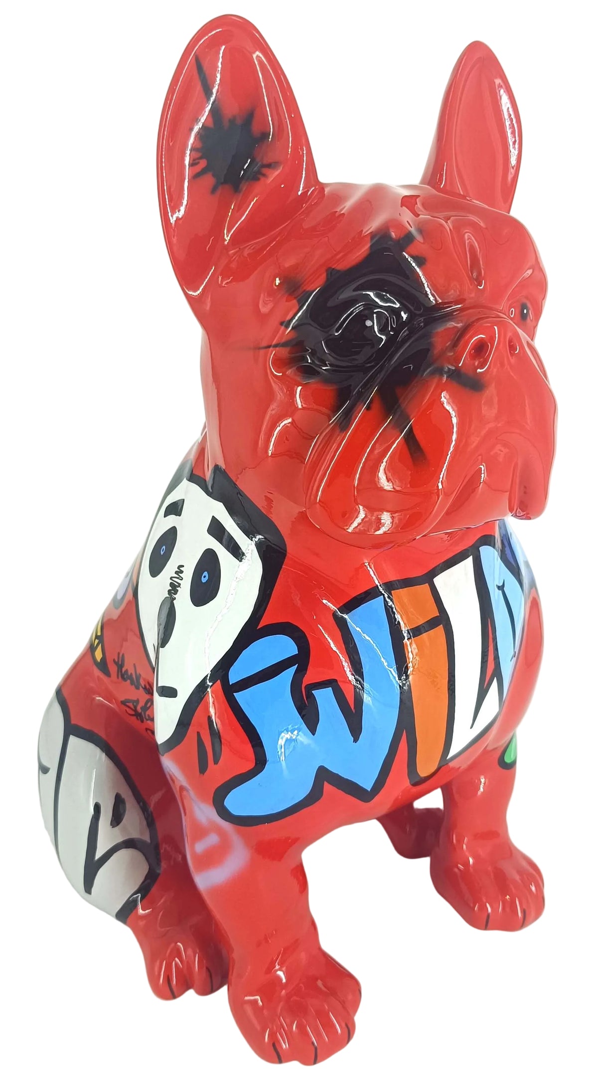 Monkey Grinch Seated Bulldog sculpture - product gallery view | KULORI