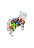 Plaisir French Bulldog sculpture in Graffiti finish - additional product view | KULORI