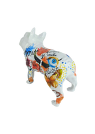 Plaisir French Bulldog sculpture in Graffiti finish - alternate product view | KULORI